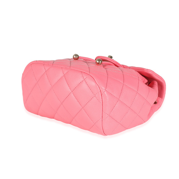 Chanel Pink Quilted Caviar Drawstring Backpack - Picture 4 of 6